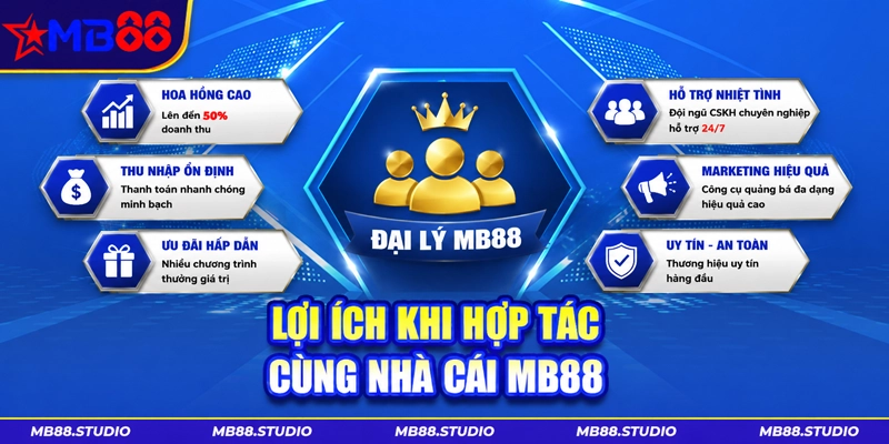 Lợi ích khi hợp tác cùng đại lý MB88